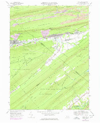 Tower City 1969 topographic map thumbnail