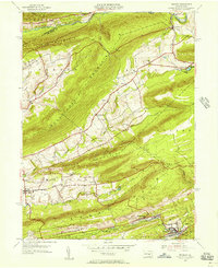 Tremont 1954 topographic map thumbnail