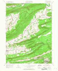 Tremont 1954 topographic map thumbnail