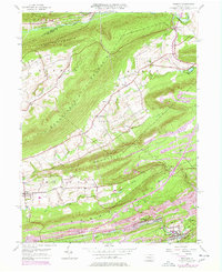 Tremont 1954 topographic map thumbnail