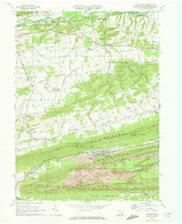 Trevorton 1969 topographic map thumbnail