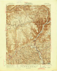 Trout Run 1923 topographic map thumbnail