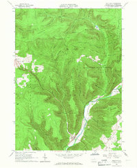 Trout Run 1965 topographic map thumbnail
