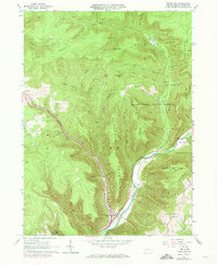 Trout Run 1965 topographic map thumbnail