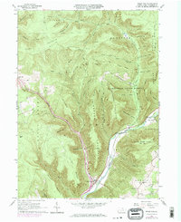Trout Run 1965 topographic map thumbnail