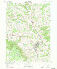 Troy 1957 topographic map thumbnail