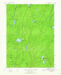 Twelvemile Pond 1943 topographic map thumbnail