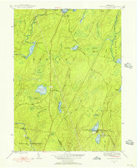 Twelvemile Pond 1943 topographic map thumbnail