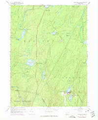 Twelvemile Pond 1943 topographic map thumbnail