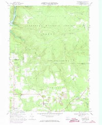 Tylersburg 1967 topographic map thumbnail