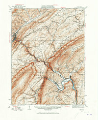 Tyrone 1929 topographic map preview