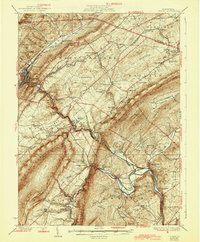 Tyrone 1933 topographic map preview