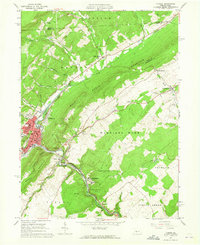 Tyrone 1963 topographic map preview