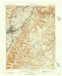 Uniontown 1931 topographic map thumbnail