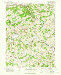 Unionville 1953 topographic map thumbnail