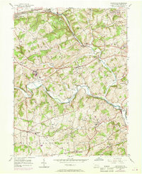 Unionville 1953 topographic map thumbnail