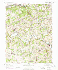 Unionville 1963 topographic map thumbnail