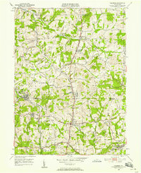 Valencia 1950 topographic map preview