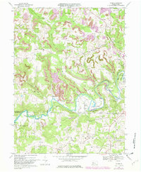 Valier 1968 topographic map thumbnail