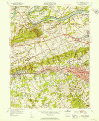 Valley Forge 1952 topographic map thumbnail