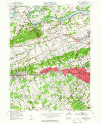 Valley Forge 1952 topographic map thumbnail