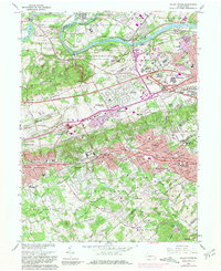 Valley Forge 1966 topographic map thumbnail
