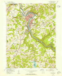 Vandergrift 1953 topographic map thumbnail