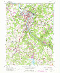 Vandergrift 1953 topographic map thumbnail