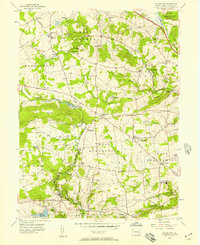 Wagontown 1956 topographic map thumbnail