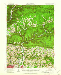 Warrensville topographic map thumbnail