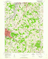 Washington East 1953 topographic map thumbnail