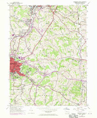 Washington East 1953 topographic map thumbnail