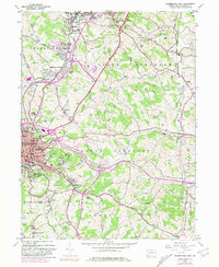Washington East 1953 topographic map thumbnail