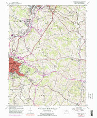 Washington East 1953 topographic map thumbnail