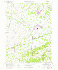 Washingtonville 1969 topographic map thumbnail