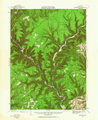 Waterville 1937 topographic map preview