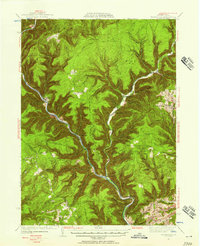 Waterville 1937 topographic map preview