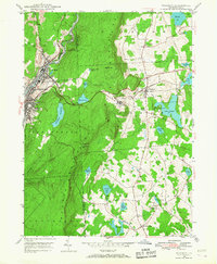 Waymart 1946 topographic map thumbnail