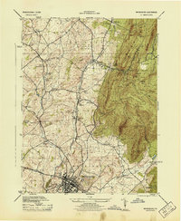 Waynesboro 1944 topographic map thumbnail