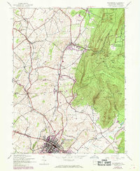 Waynesboro 1944 topographic map thumbnail