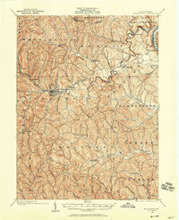 Waynesburg 1901 topographic map thumbnail