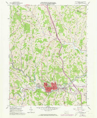 Waynesburg 1961 topographic map thumbnail