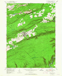 Weatherly 1948 topographic map thumbnail