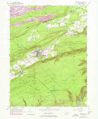 Weatherly 1948 topographic map preview