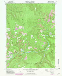 Weedville 1970 topographic map thumbnail