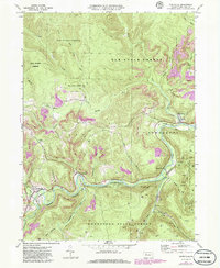Weedville 1970 topographic map thumbnail
