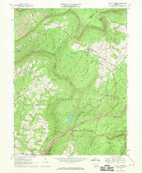 Wells Tannery 1968 topographic map thumbnail