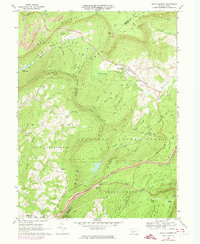 Wells Tannery 1968 topographic map thumbnail