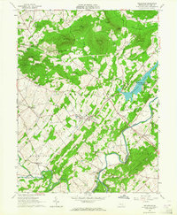Wellsville 1963 topographic map thumbnail