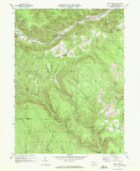 West Creek 1969 topographic map thumbnail